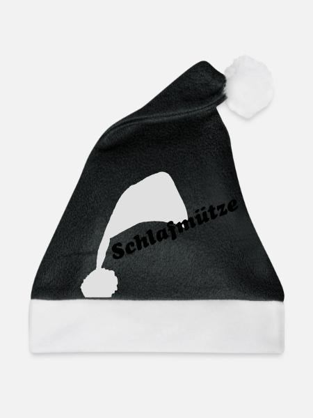 Schlafmütze -1- - Weihnachtsmütze - Schwarz/Weiß