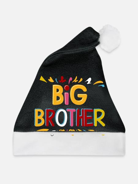 GROßER BRUDER - Weihnachtsmütze - Schwarz/Weiß