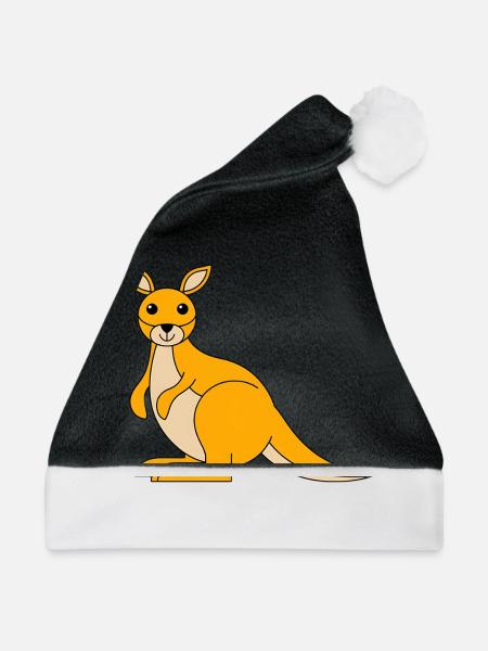Wallaby - Weihnachtsmütze - Schwarz/Weiß