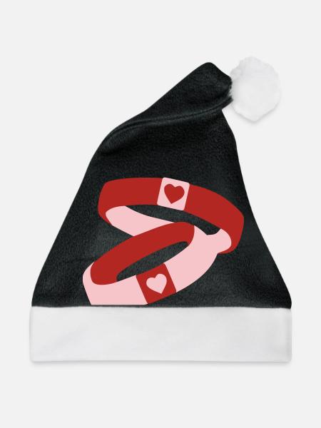 Ringe - Weihnachtsmütze - Schwarz/Weiß
