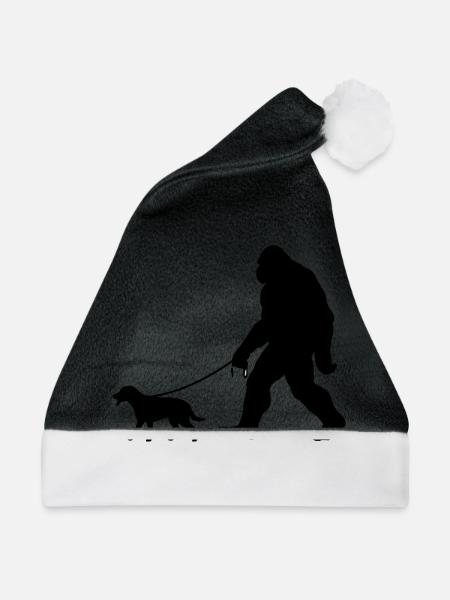Bigfoots bester Freund: - Weihnachtsmütze - Schwarz/Weiß