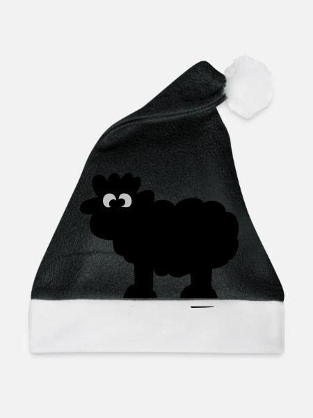 sheepblack - Weihnachtsmütze - Schwarz/Weiß