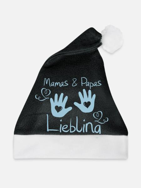mamas_und_papas_liebling - Weihnachtsmütze - Schwarz/Weiß