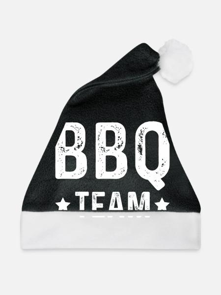 Bbq Team - Weihnachtsmütze - Schwarz/Weiß