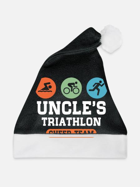 Uncles Triathlon Cheer - Weihnachtsmütze - Schwarz/Weiß