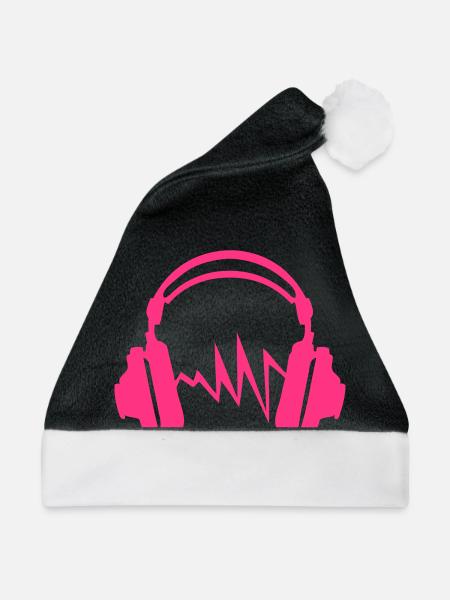 Equalizer Audio-Musik-Kopfhörer DJ zik20 - Weihnachtsmütze - Schwarz/Weiß