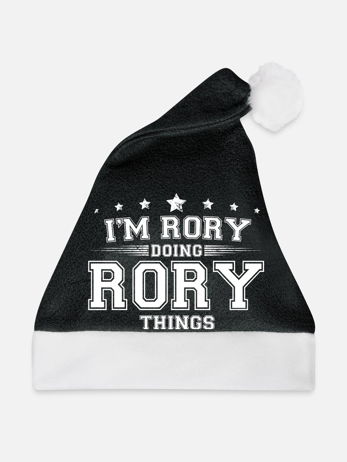 Rory - Weihnachtsmütze - Schwarz/Weiß - Vorne