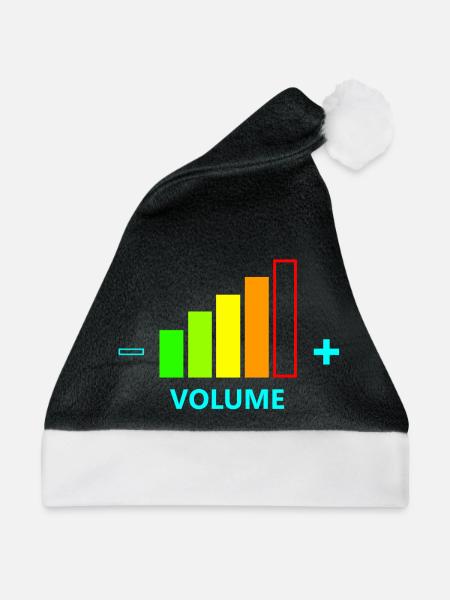VOLUME UP MEN - Weihnachtsmütze - Schwarz/Weiß