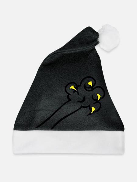 claws / Krallen (2c) - Weihnachtsmütze - Schwarz/Weiß