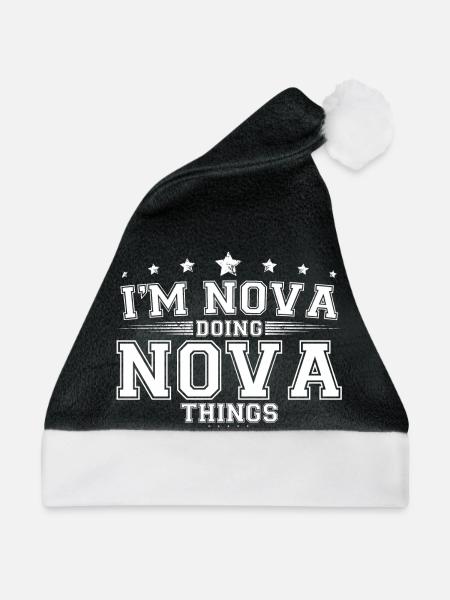 Nova - Weihnachtsmütze - Schwarz/Weiß
