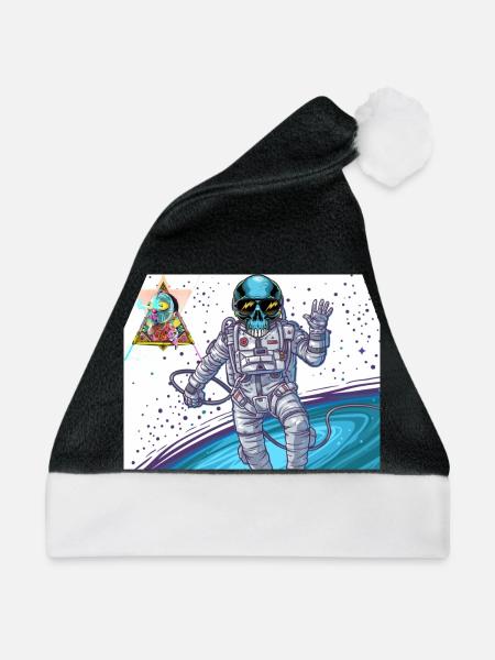 3 Original - Weihnachtsmütze - Schwarz/Weiß