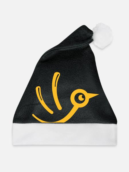 Vögelchen - Weihnachtsmütze - Schwarz/Weiß