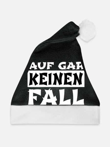 geburtstagsgeschenkidee bday lustiger spruch - Weihnachtsmütze - Schwarz/Weiß