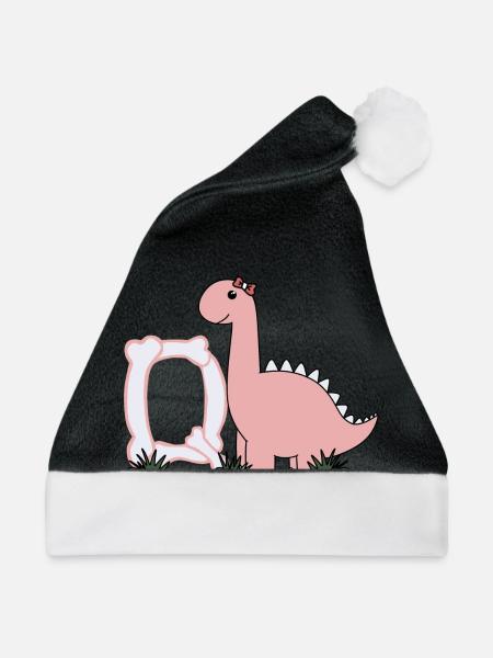 Buchstabe Q - Weihnachtsmütze - Schwarz/Weiß