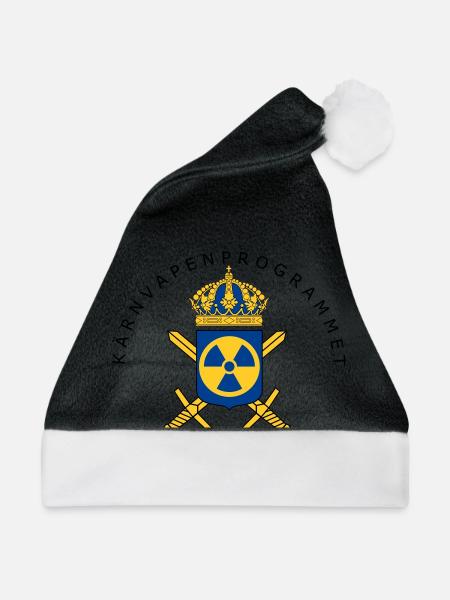 Das schwedische Atomwaffenprogramm - Weihnachtsmütze - Schwarz/Weiß