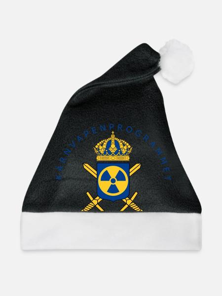 Das schwedische Atomwaffenprogramm - Weihnachtsmütze - Schwarz/Weiß