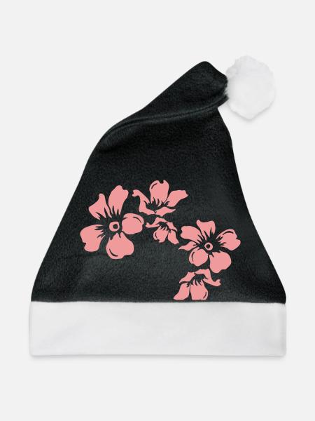 flowers - Weihnachtsmütze - Schwarz/Weiß