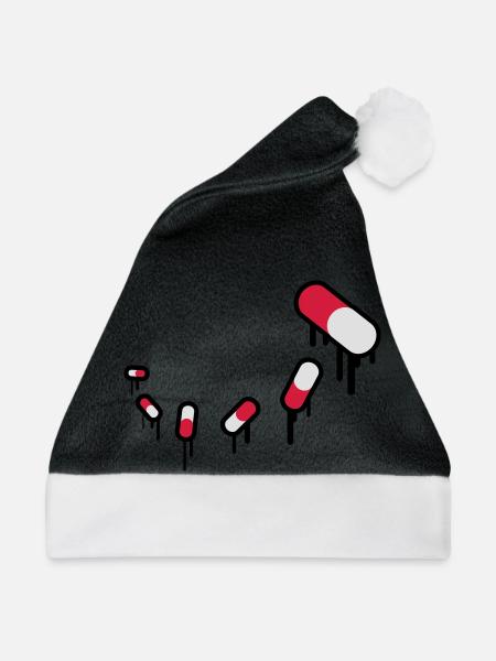 Medicine Pills - Weihnachtsmütze - Schwarz/Weiß