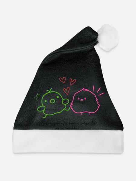 Together - Weihnachtsmütze - Schwarz/Weiß