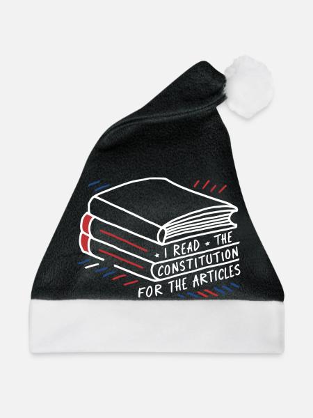 Geschichte mit Humor – Für alle Artikel-Leser - Weihnachtsmütze - Schwarz/Weiß - Vorne
