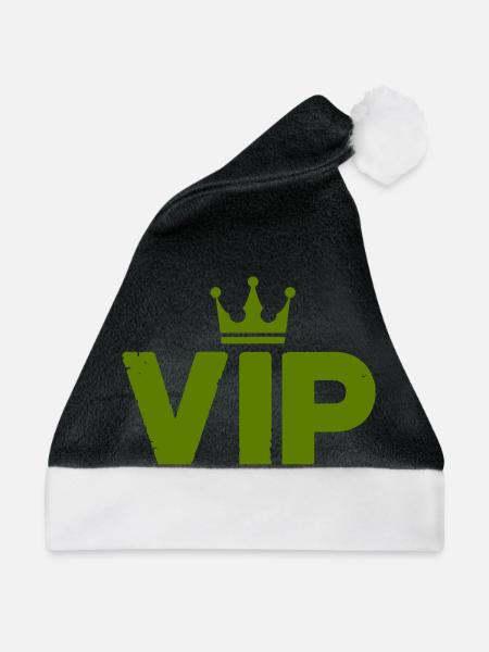 vip - Weihnachtsmütze - Schwarz/Weiß