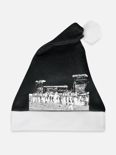 original2 - Weihnachtsmütze - Schwarz/Weiß