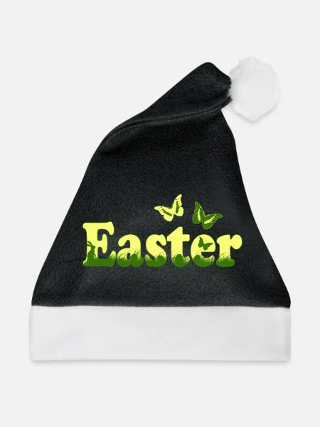 Easter - Weihnachtsmütze - Schwarz/Weiß