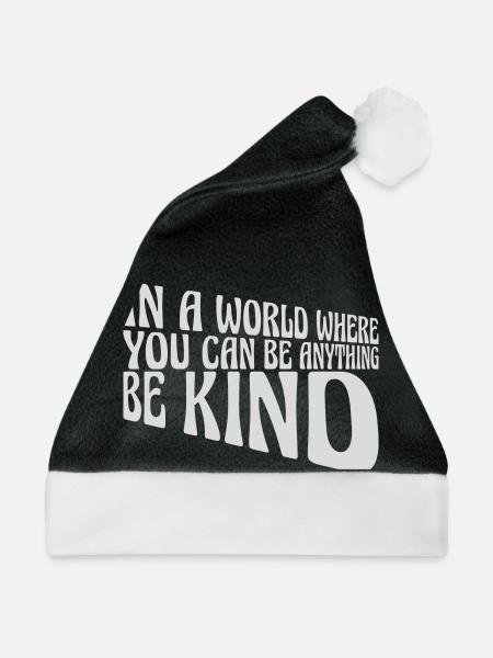you can be kind - Weihnachtsmütze - Schwarz/Weiß