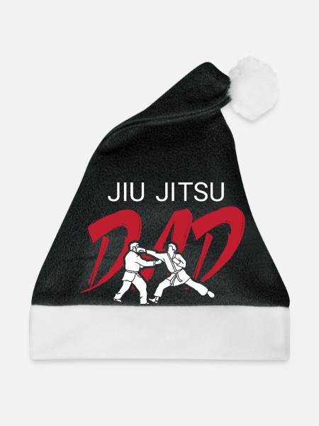 Jiu Jitsu Selbstverteidigung - Weihnachtsmütze - Schwarz/Weiß - Vorne