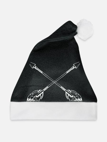 pfeile 2 - Weihnachtsmütze - Schwarz/Weiß
