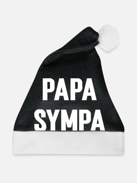 Cooler Papa - Weihnachtsmütze - Schwarz/Weiß