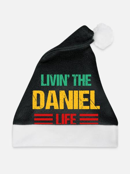 Daniel - Weihnachtsmütze - Schwarz/Weiß