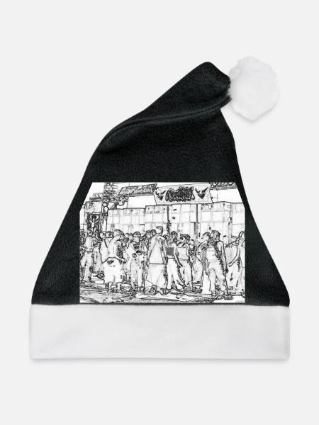 Soundsystem 2 - Weihnachtsmütze - Schwarz/Weiß