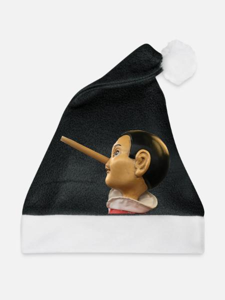 Pinocchio - Weihnachtsmütze - Schwarz/Weiß