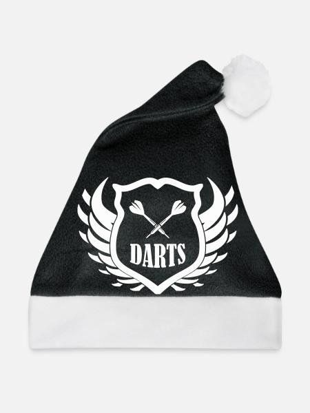 darts shield - Weihnachtsmütze - Schwarz/Weiß