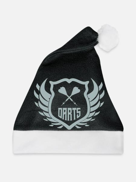 darts crest - Weihnachtsmütze - Schwarz/Weiß