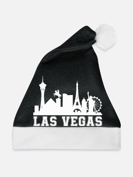 vegas skyline - Weihnachtsmütze - Schwarz/Weiß