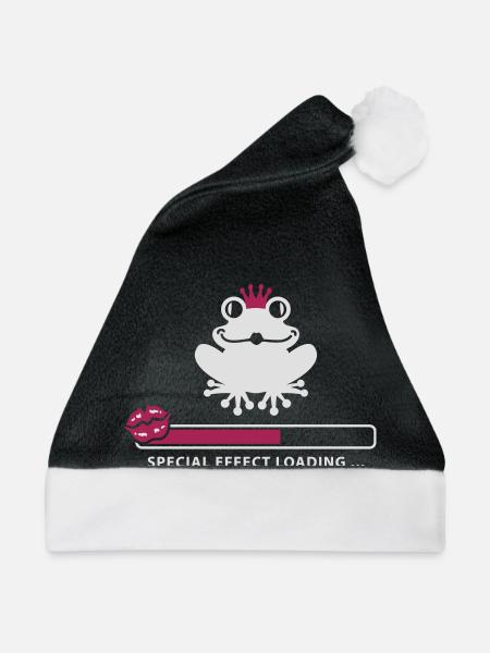 Special Effect Frosch - Weihnachtsmütze - Schwarz/Weiß