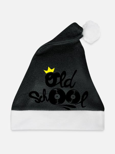 Old school - Weihnachtsmütze - Schwarz/Weiß