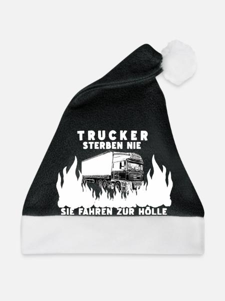 Trucker - Weihnachtsmütze - Schwarz/Weiß
