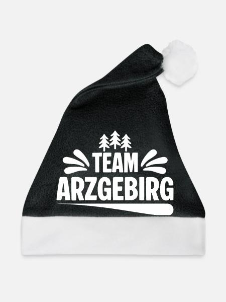 Team Erzgebirge - Weihnachtsmütze - Schwarz/Weiß