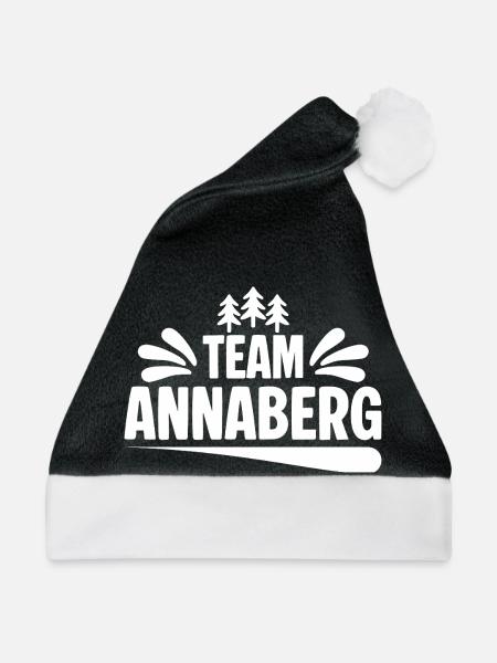 Team Annaberg - Weihnachtsmütze - Schwarz/Weiß