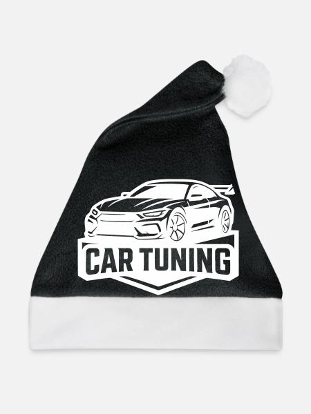 Auto Tuning - Weihnachtsmütze - Schwarz/Weiß