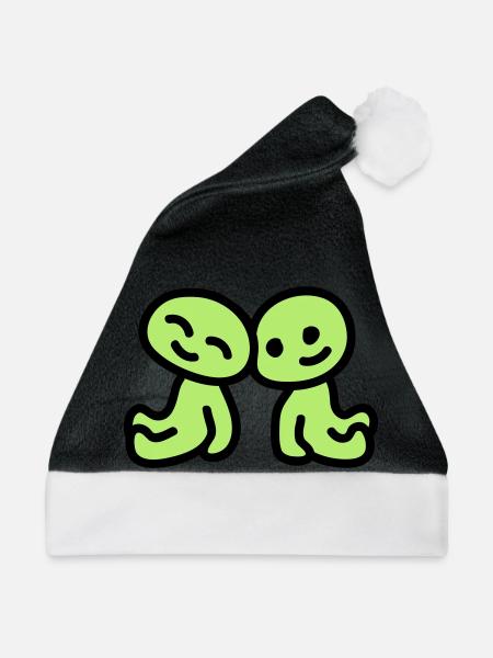 Freundschaft - verliebt - Weihnachtsmütze - Schwarz/Weiß