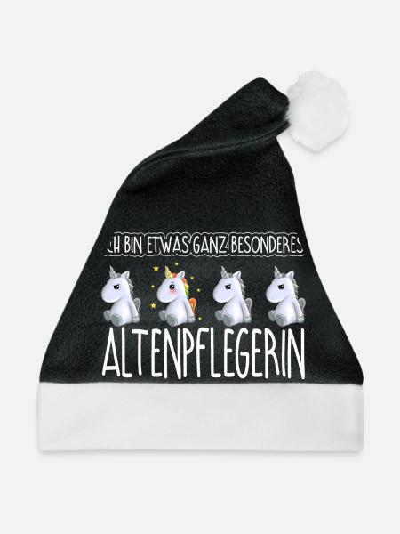 ALTENPFLEGERIN - Toll - Weihnachtsmütze - Schwarz/Weiß