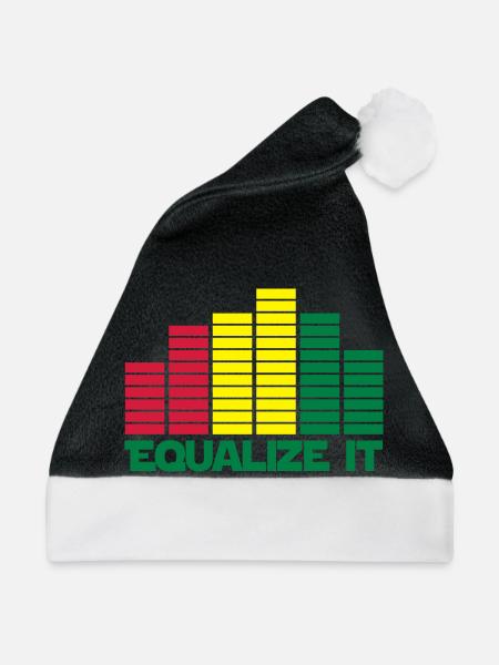 equalize it sound - Weihnachtsmütze - Schwarz/Weiß