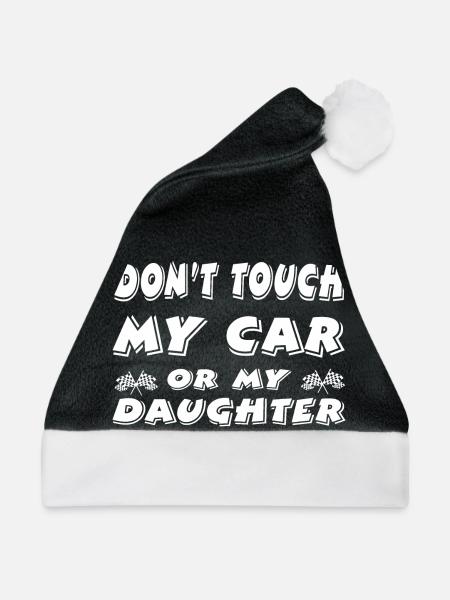 Auto - Weihnachtsmütze - Schwarz/Weiß