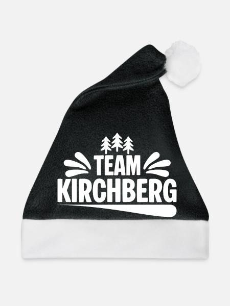 Team Kirchberg - Weihnachtsmütze - Schwarz/Weiß