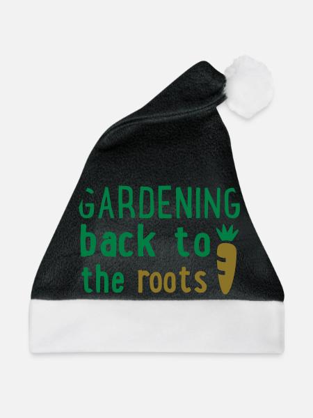 Garten - Weihnachtsmütze - Schwarz/Weiß