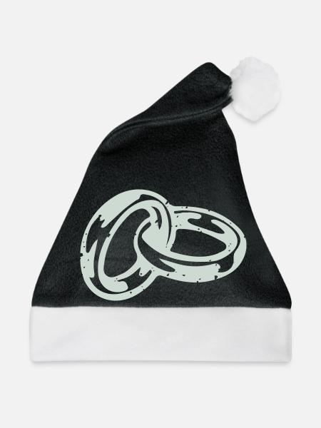 eheringe - Weihnachtsmütze - Schwarz/Weiß